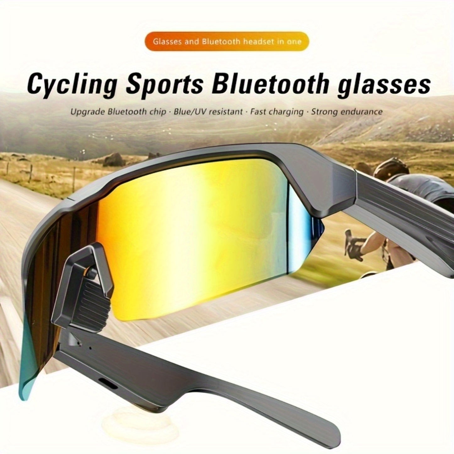Smart Fashion Music Audio Glasses Headset Wireless 5.3 Version with HIFI Music Sound Audio Quality UV400 Sunglasses