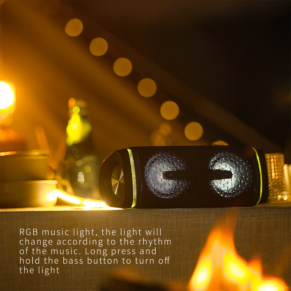 Portable wireless speaker MM II,with 40W output sound,,AUX,TF,TWS,USBconnection,Power bank output