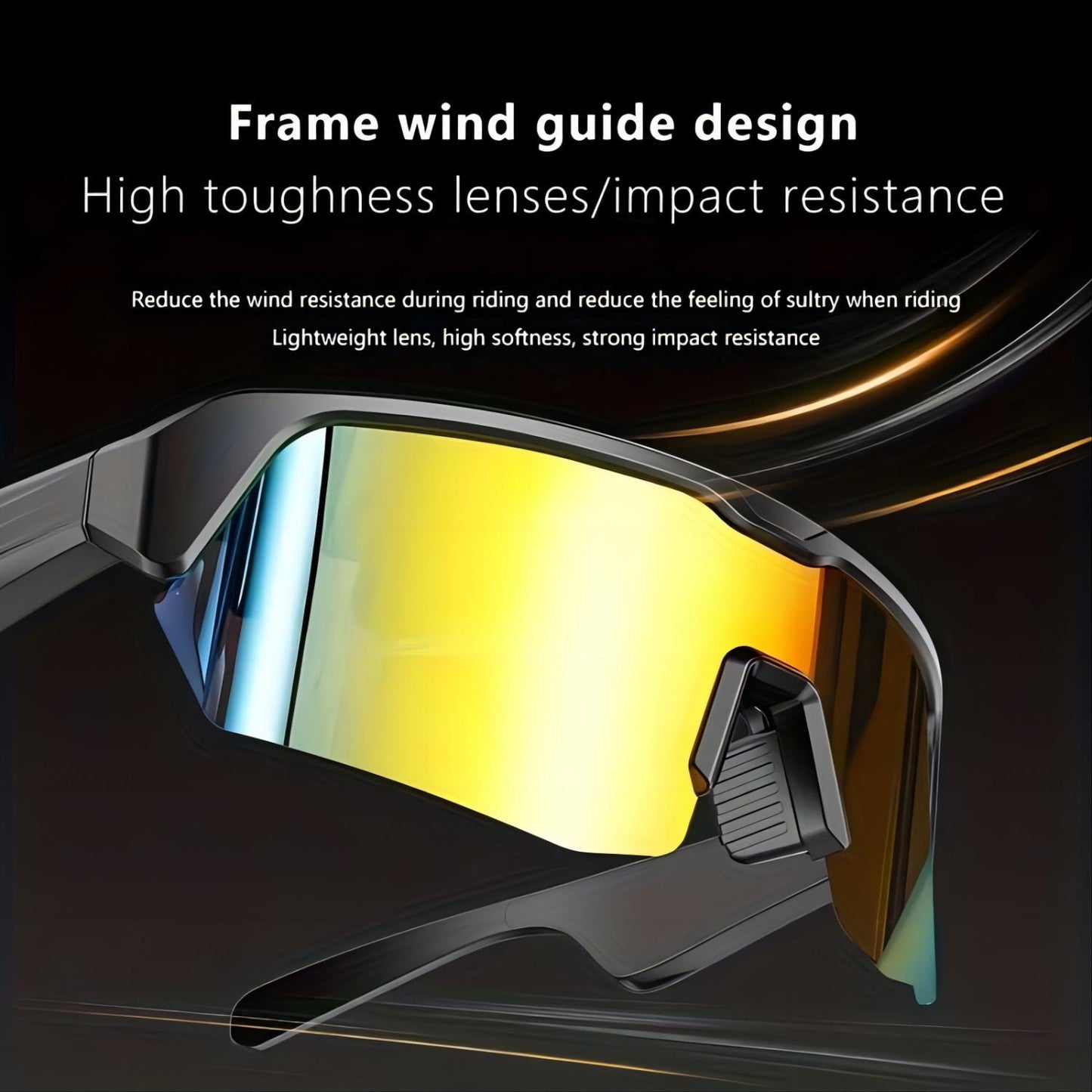 Smart Fashion Music Audio Glasses Headset Wireless 5.3 Version with HIFI Music Sound Audio Quality UV400 Sunglasses