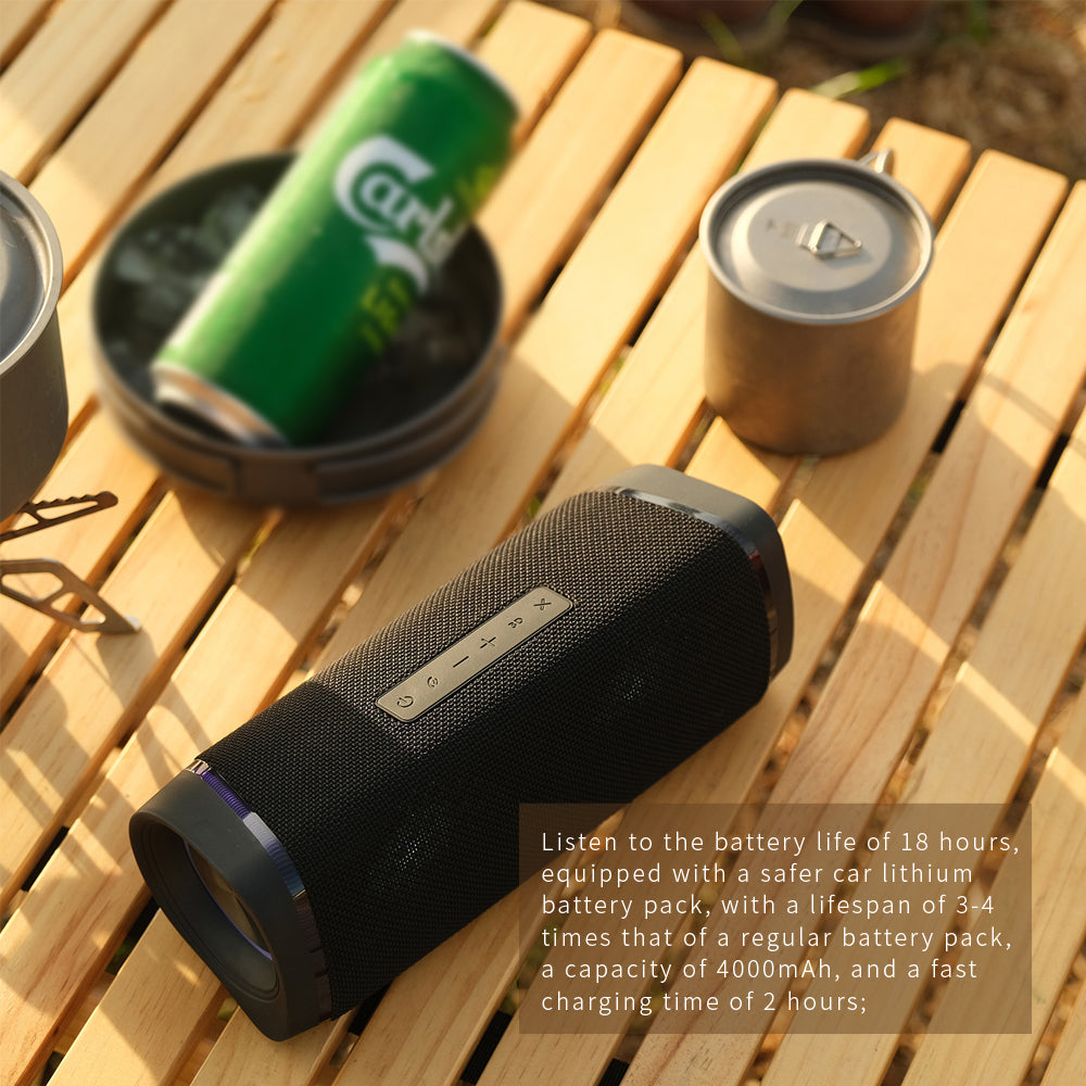 Portable wireless speaker MM II,with 40W output sound,,AUX,TF,TWS,USBconnection,Power bank output