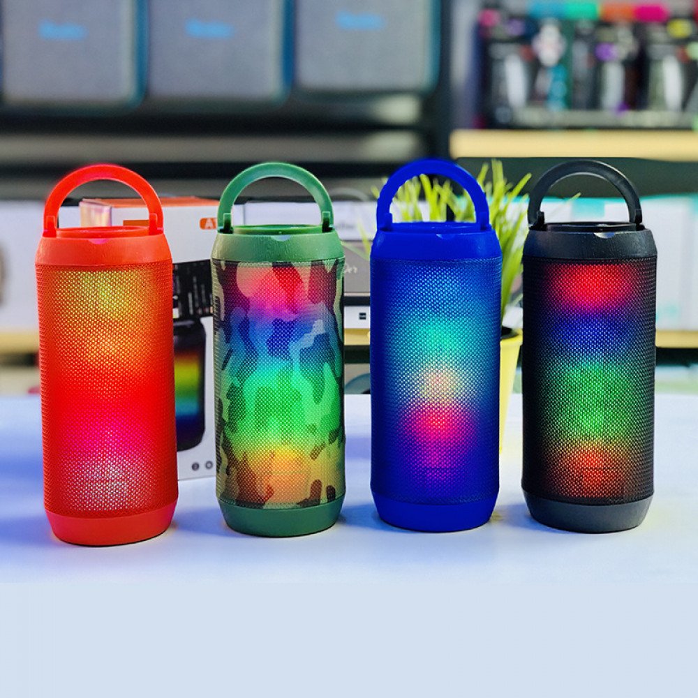 LED Color Light Wireless Bluetooth Portable Speaker with Colorful Display A1 for Universal Cell Phone And Bluetooth Device
